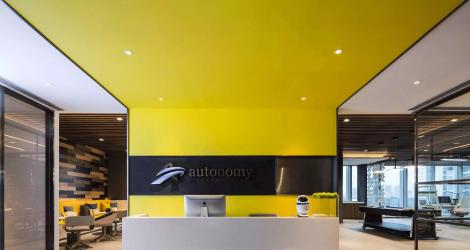 3000㎡中關(guān)村通航大廈辦公樓，材料和空間的對話！